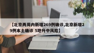 【北京两周内新增269例确诊,北京新增29例本土确诊 5地升中风险】