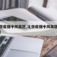 【北京疫情中风险区,北京疫情中风险区名单最新】