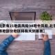 【北京有21地高风险34地中风险,北京北部等地部分地区将有大到暴雨】